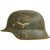 Original German WWII M42 Single Decal Luftwaffe Helmet Shell with Partial Liner - ET66 Original Items