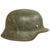 Original German WWII M42 Single Decal Luftwaffe Helmet Shell with Partial Liner - ET66 Original Items