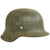 Original German WWII M42 Single Decal Luftwaffe Helmet Shell with Partial Liner - ET66 Original Items
