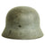 Original German WWII Heer Subtle Camouflage M40 Helmet with Liner & Chinstrap - Marked Q66 Original Items