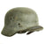 Original German WWII Heer Subtle Camouflage M40 Helmet with Liner & Chinstrap - Marked Q66 Original Items