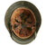 Original German WWII Heer Subtle Camouflage M40 Helmet with Liner & Chinstrap - Marked Q66 Original Items