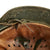 Original German WWII Heer Subtle Camouflage M40 Helmet with Liner & Chinstrap - Marked Q66 Original Items