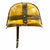 Original German WWII M35 Helmet Shell with Field Made Carry Strap and Replica Liner - marked ET66 Original Items