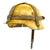 Original German WWII M35 Helmet Shell with Field Made Carry Strap and Replica Liner - marked ET66 Original Items