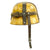 Original German WWII M35 Helmet Shell with Field Made Carry Strap and Replica Liner - marked ET66 Original Items