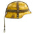 Original German WWII M35 Helmet Shell with Field Made Carry Strap and Replica Liner - marked ET66 Original Items