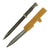 Original German WWII 98k 1936 dated Bayonet with 1939 dated Scabbard & DAK Canvas Frog Original Items