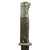 Original German WWII 98k 1936 dated Bayonet with 1939 dated Scabbard & DAK Canvas Frog Original Items