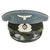 Original German WWII DRB Bahnschutzpolizei Railway Police Visor Cap by Clemens Wagner - 58cm Original Items