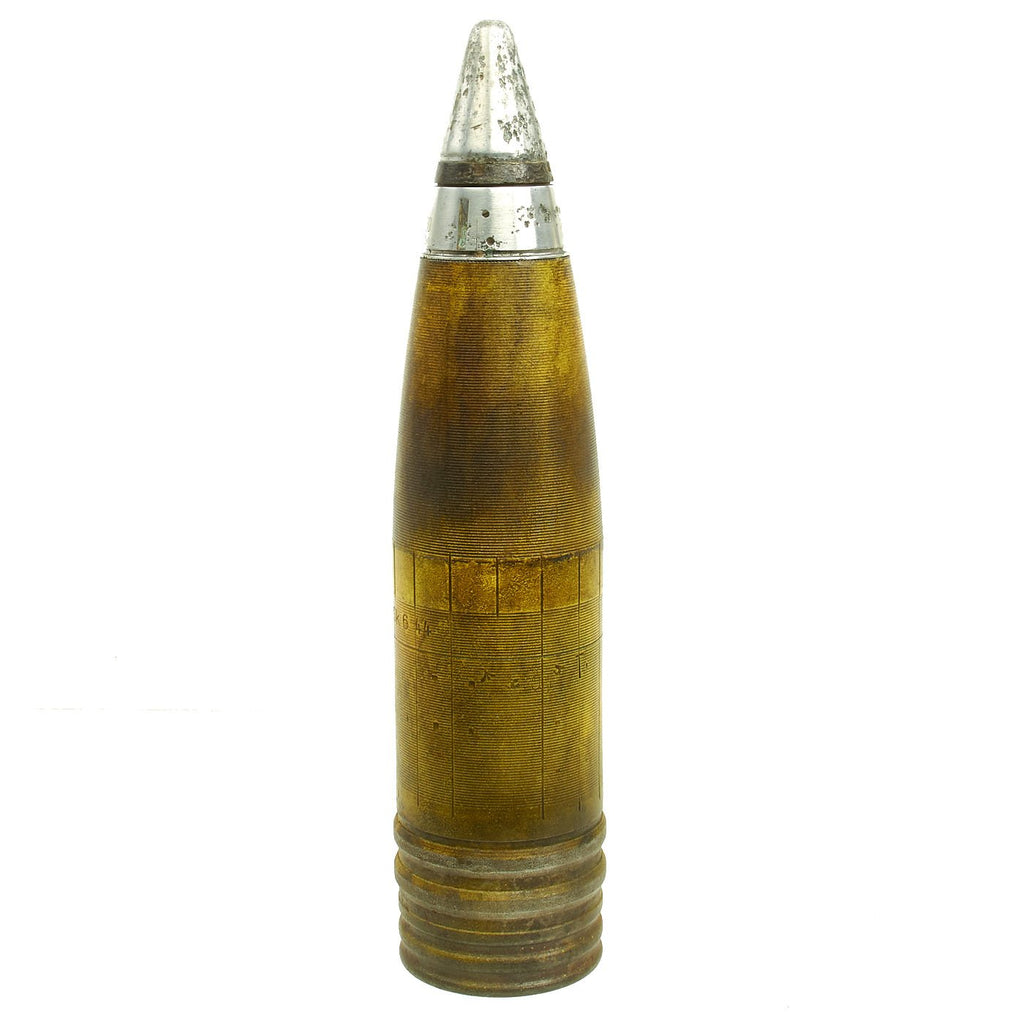 Original German WWII FlaK 88 High Explosive Inert Shell with Steel Cas ...