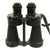 Original British WWII Mk. IV 5X Prism Binoculars with 1942 dated Leather Case Original Items