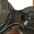 Original WWI U.S. Navy 3 Power Leather Covered Binoculars with Leather Case Original Items