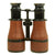 Original WWI U.S. Navy 3 Power Leather Covered Binoculars Original Items