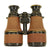 Original WWI U.S. Navy 3 Power Leather Covered Binoculars by Bausch & Lomb with Leather Case Original Items
