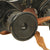 Original WWI & WWII U.S. Navy 6X30 Power Leather Covered Binoculars in Leather Case with Inlaid Compass Original Items