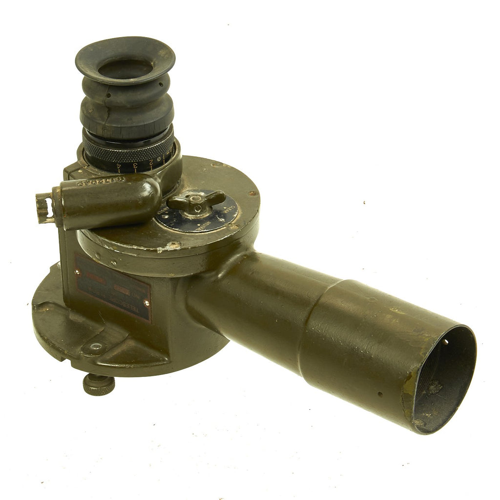 Original U.S. WWII M17 Elbow Telescope Sight for the 155mm M1917 Howitzer Original Items