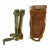 Original French WWI "Rabbit Ears" 8 X 24 Trench Periscope Binoculars by S.R.P.I. with Leather Case Original Items