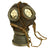 Original Imperial German WWI M1917 Ledermaske Leather Gas Mask with Can and 1918 dated Filter Original Items