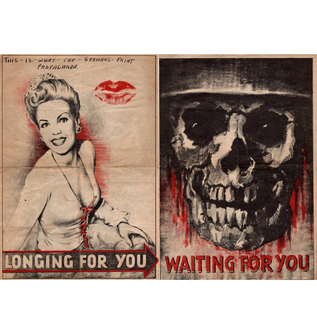 Original German WWII Propaganda Leaflet Longing for You Waiting for You Original Items