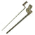 Original U.S. Springfield Trapdoor Model 1873 Rifle Socket Bayonet with U.S. Scabbard Original Items