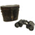 Original German WWII Hensoldt Wetzlar 8x30 Romanian Army Binoculars with Carry Case Original Items