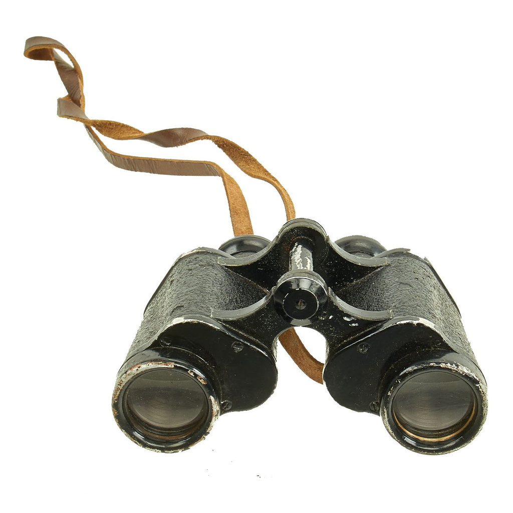 Original German WWII 6x30 Dienstglas Binoculars by Optische Präzisions-Werke with Neck Strap Original Items