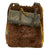 Original German WWII 1942 Tornister 34 Cowhide Backpack with Gas Mask Can Original Items