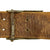 Original German WWII Service Worn SS EM/NCO Leather Belt with Steel Buckle by Overhoff - Schutzstaffel Original Items