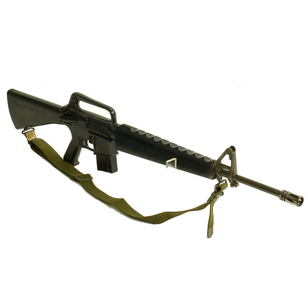 Original U.S. Colt M16A1 AR-15 Rubber Duck Molded Training Rifle marked TASO - FG with Sling Original Items