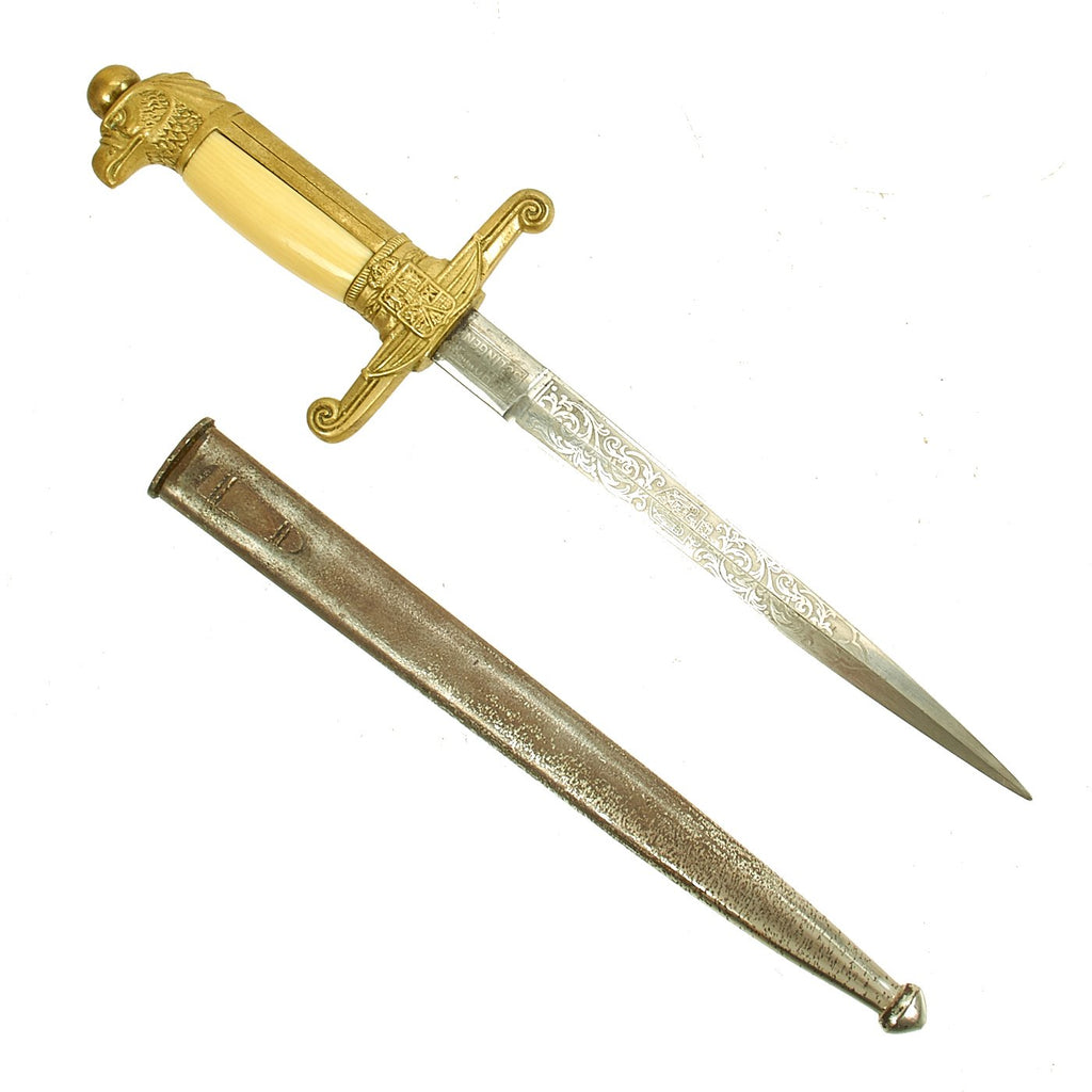 Original Pre-WWII Royal Romanian Army Officer Dagger by F.W. Holler Solingen New Made Items