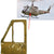 Original U.S. Vietnam War Bell UH-1 Iroquois Huey Left Side Front Door and Panel Original Items