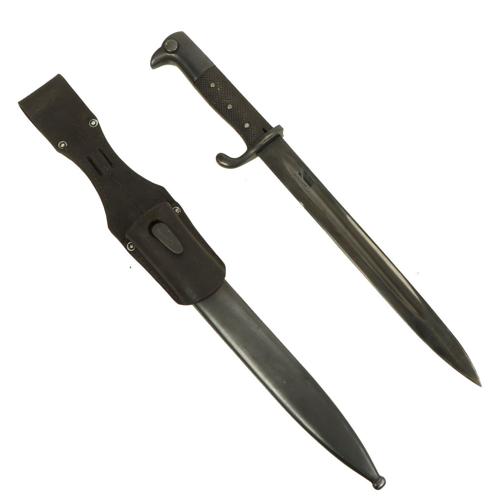 Original German Pre-WWII Early Commercial 98k Bayonet by Weyersberg Kirschbaum with Scabbard & Frog Original Items