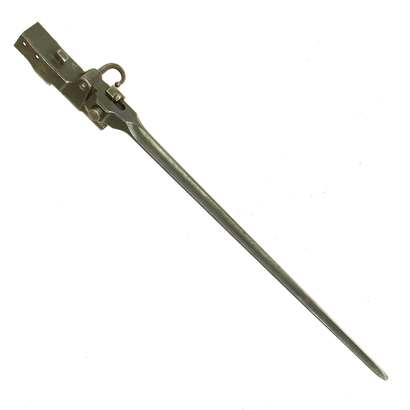 Original Japanese WWII 1st Pattern Folding Bayonet & Nose Cap for