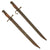 Original WW2 Japanese Type 30 Bayonet Lot Made by Toyota Loom Works and Kokura Arsenal - Set of 2 Original Items