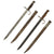 Original Set of Two WWII Japanese Type 30 Bayonets with Scabbards made by Toyoda Loom Works and Kokura Arsenal Original Items