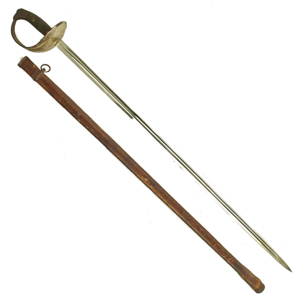 Original Spanish M-1907 Modello II Puerto Seguro Cavalry Parade Sword by WKC with Scabbard Original Items