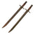 Original Japanese WWII Set of Two Type 30 Bayonets with Scabbards made by Toyoda Loom Works Original Items