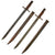 Original Japanese WWII Set of Two Type 30 Bayonets with Scabbards made by Toyoda Loom Works Original Items