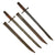 Original Japanese WWII Set of Two Type 30 Bayonets with Scabbards made by Toyoda Loom Works Original Items