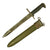 Original U.S. WWII M1 Garand 10 inch Bayonet by Utica Cutlery with M7 Scabbard Original Items