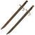 Original Japanese WWII Set of Two Type 30 Bayonets with Scabbards made by Tokyo Arsenal Original Items