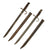 Original Japanese WWII Set of Two Type 30 Bayonets with Scabbards made by Tokyo Arsenal Original Items