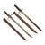 Original Japanese WWII Set of Two Type 30 Bayonets with Scabbards made by Tokyo Arsenal Original Items