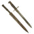 Original U.S. Spanish-American War Model 1892 Krag Rifle Bayonet and Scabbard - Dated 1897 Original Items