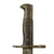 Original U.S. Spanish-American War Model 1892 Krag Rifle Bayonet and Scabbard - Dated 1897 Original Items