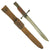 Original Canadian WWI Mk.I Ross Rifle Bayonet and Scabbard with U.S. WWI Surcharges - dated 1910 Original Items