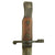 Original Canadian WWI Mk.I Ross Rifle Bayonet and Scabbard with U.S. WWI Surcharges - dated 1910 Original Items