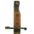 Original Canadian WWI Mk.I Ross Rifle Bayonet and Scabbard with U.S. WWI Surcharges - dated 1910 Original Items
