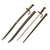 Original 19th Century French M1866 Chassepot and M1874 Gras Bayonet Set with Early Dates Original Items